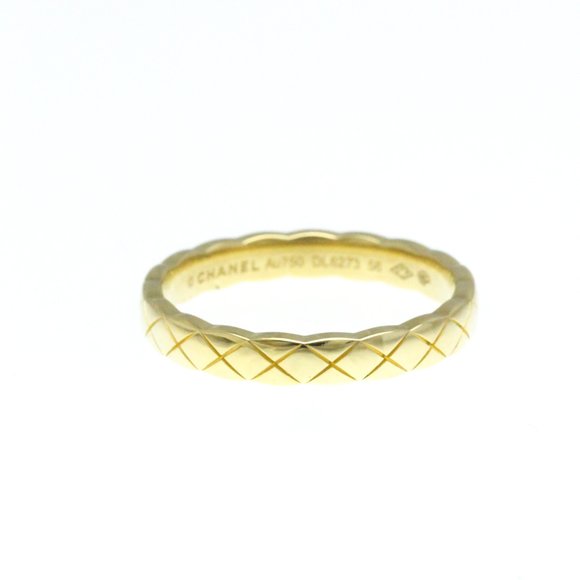 CHANEL 18k Yellow Gold Ring - Picture 1 of 9